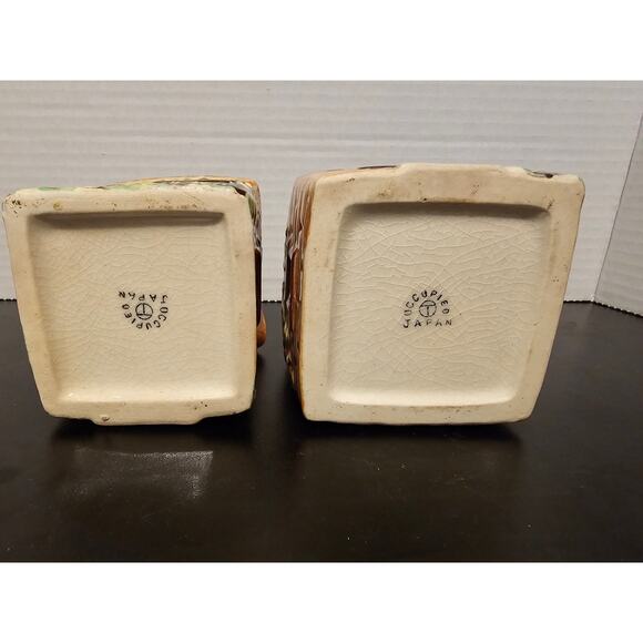 Vintage Set of Cottage Creamer & Sugar Bowl with Lid Made in Occupied Japan - Picture 7 of 10